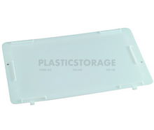 Load image into Gallery viewer, 26L Stackable And Nesting Vented Crate Hinged Lid Natural